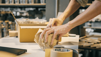 Professional packaging even for fragile shipments